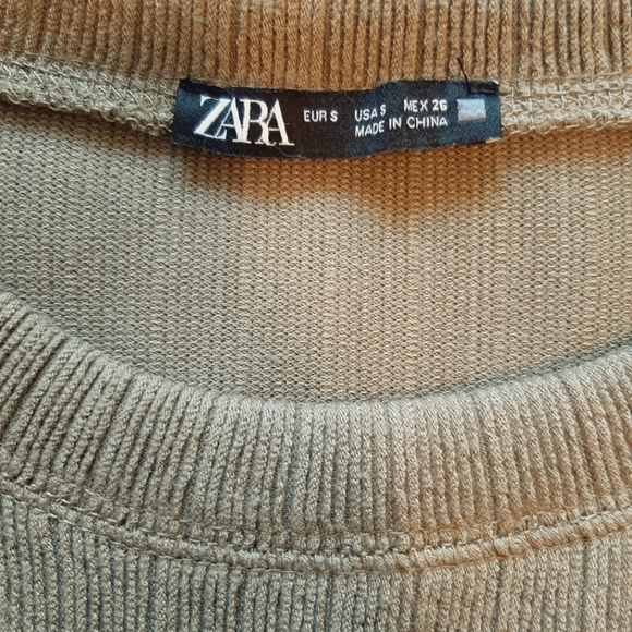 Zara Peplum Long Sleeve Top - Picture 6 of 7